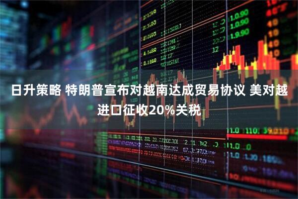 日升策略 特朗普宣布对越南达成贸易协议 美对越进口征收20%关税